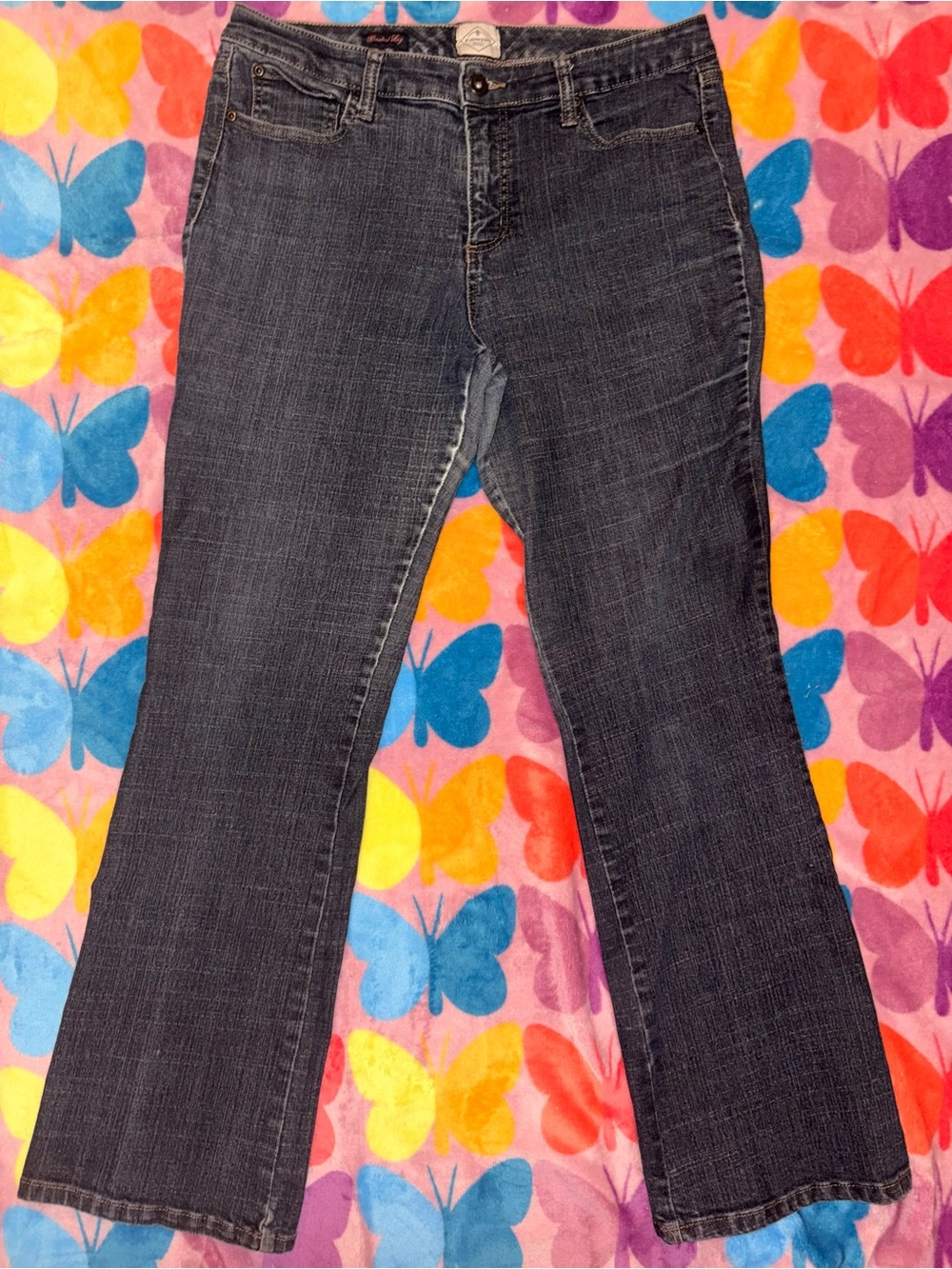 St. John's Bay Women's Dark Wash Boot-Cut Jeans